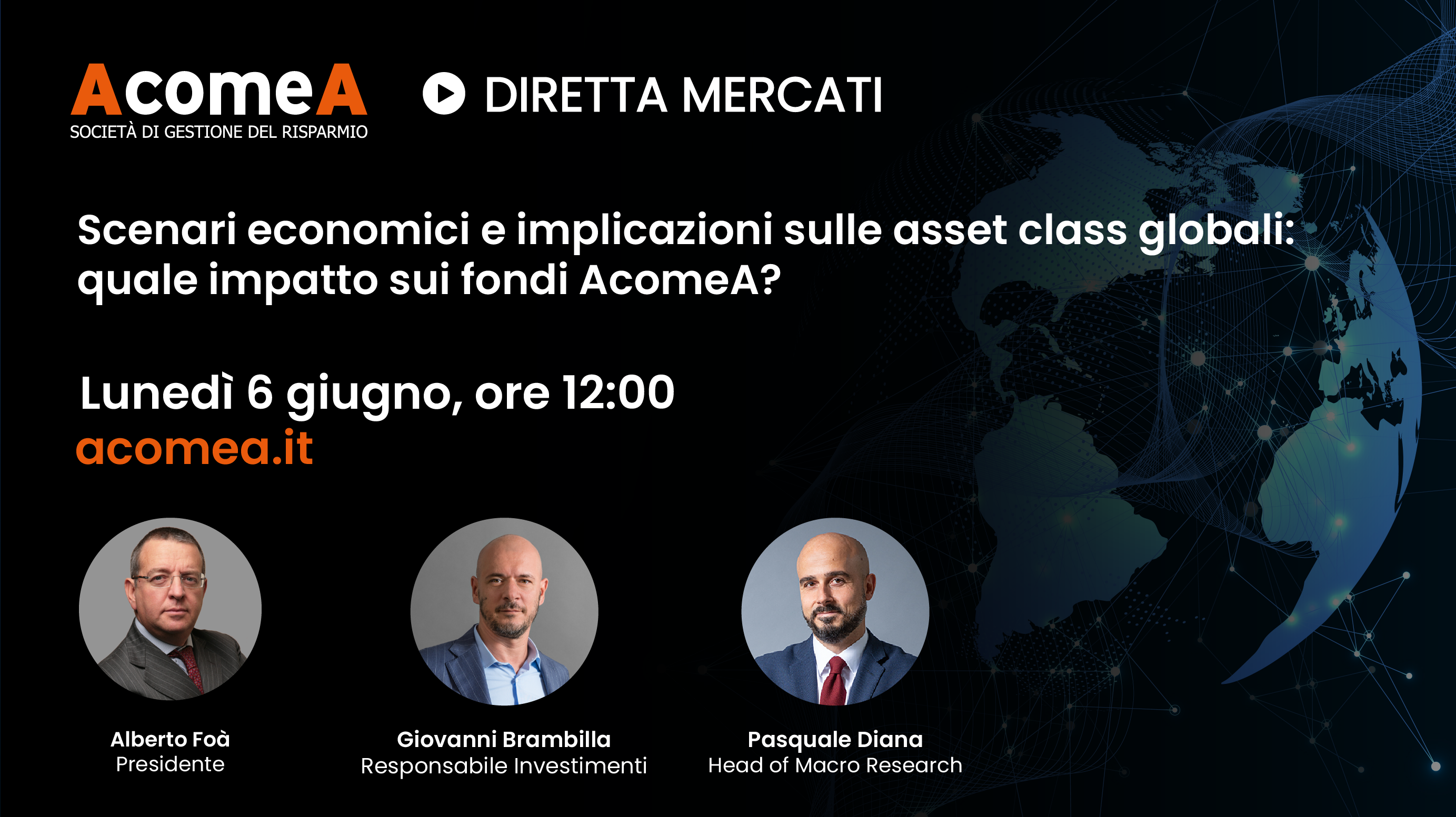 Scenari economici e implicazioni sulle asset class globali: quale impatto sui fondi AcomeA?