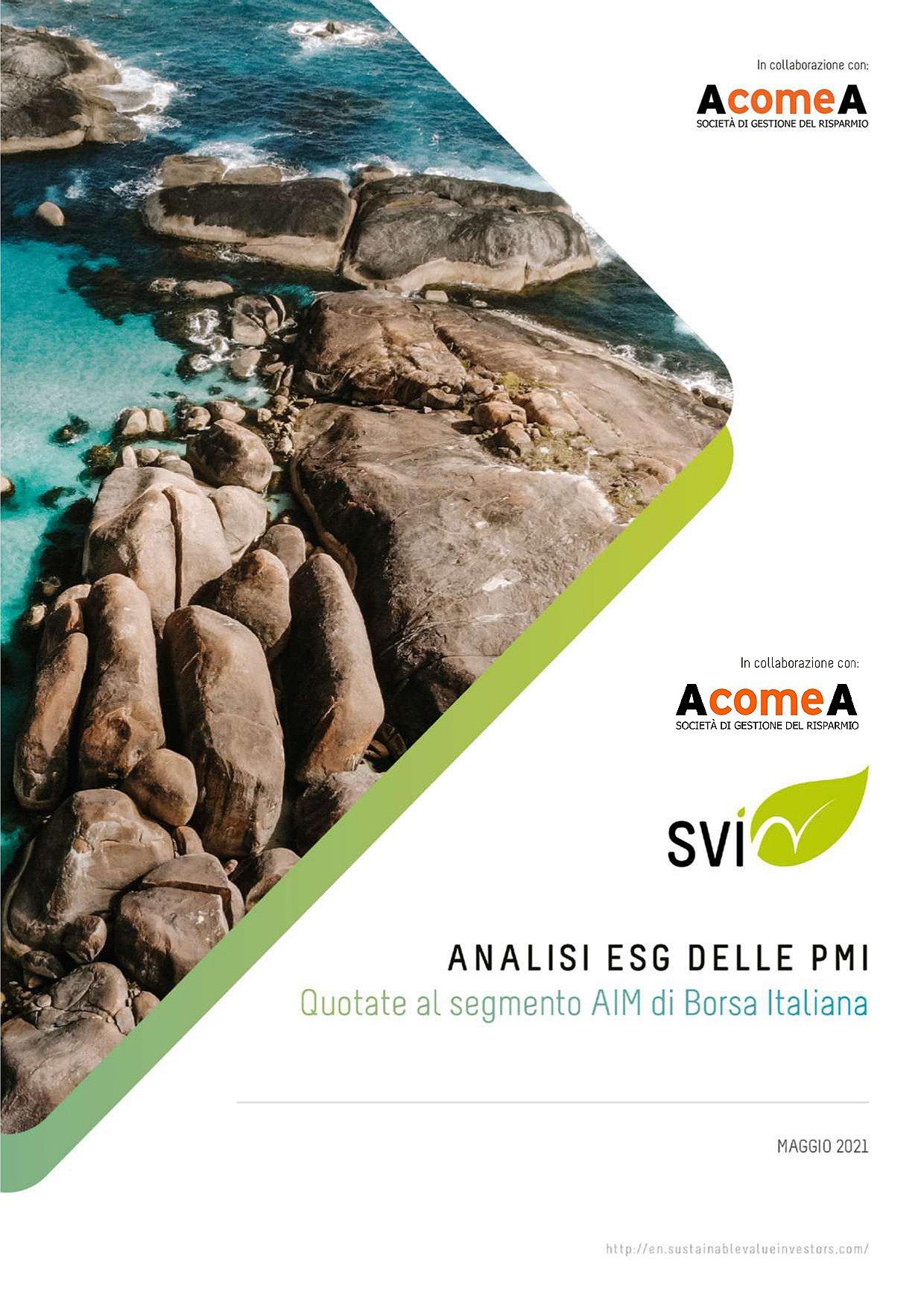 AcomeA SGR e SVI presentano il Report sulla rendicontazione ESG delle PMI quotate all’AIM di Borsa Italiana