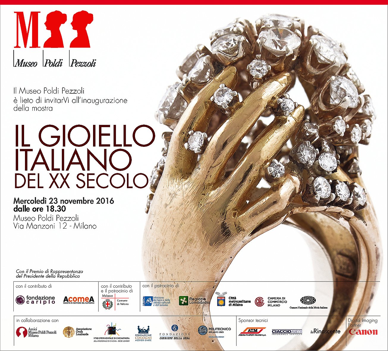 AcomeA SGR Sponsor della mostra “Il gioiello italiano del XX secolo”